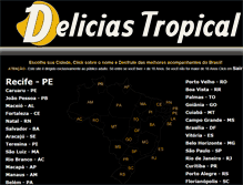 Tablet Screenshot of deliciastropical.com.br